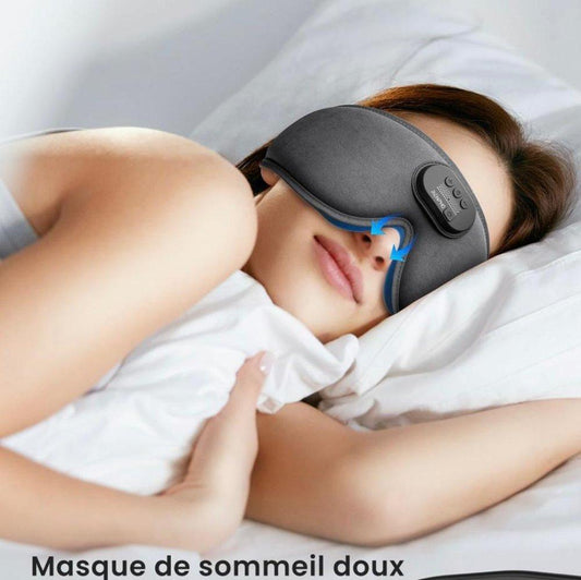 Masque de Sommeil avec écouteurs Bluetooth